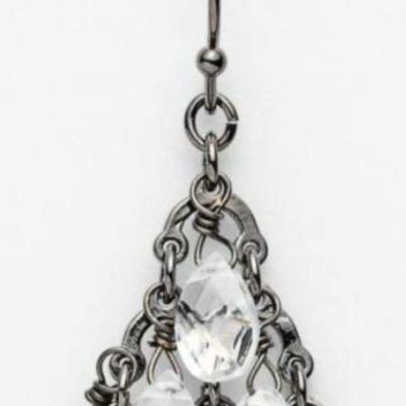 NWT Ann Taylor Chandelier Earrings Dangling Facet - Picture 5 of 7